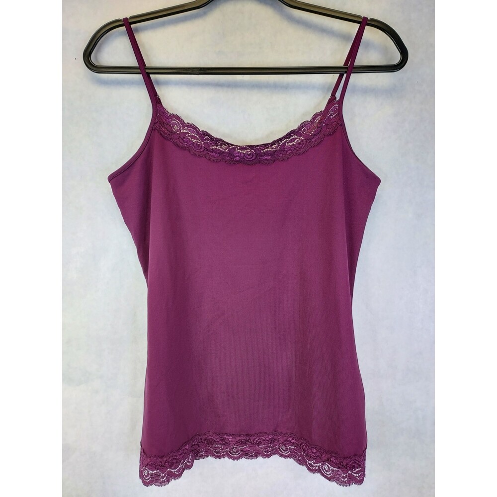 Reitmans Lace Trim Babydoll Camisole Tank Top S Stretch Fairy Dainty Preppy Y2K
